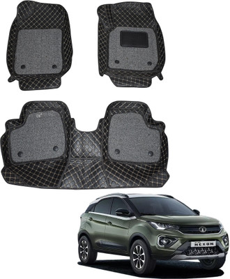 Fit Fly Leather 7D Mat For  Tata Nexon(Black)