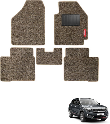 elegant PVC Standard Mat For  Kia Seltos(Beige, Brown)