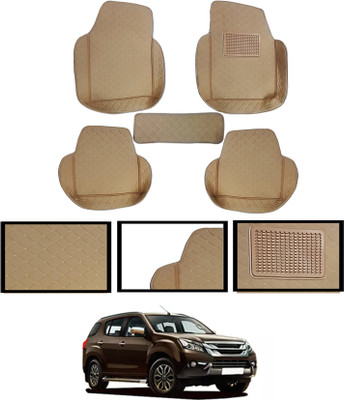monolive Leatherite Tray Mat For  Isuzu Universal For Car(Beige)