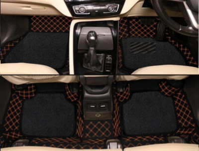 Autoclow Leatherite 7D Mat For  MG Hector Plus(Black)