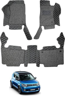 AUTOMOXCO Leather 7D Mat For  Maruti Suzuki Ignis(Black)