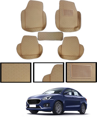 MATIES Leatherite 7D Mat For  Maruti Suzuki Swift Dzire(Beige)