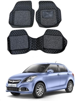 arneja trading company Leatherite 7D Mat For  Maruti Suzuki Swift Dzire(Silver, Black)