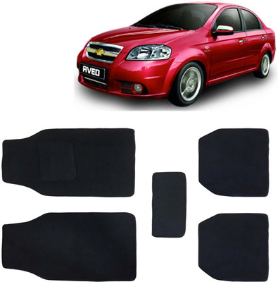 Kingsway Fabric Standard Mat For  Chevrolet Aveo(Black)