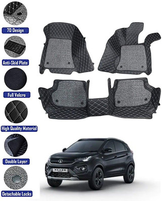 TOFIT ENTERPRISE Leatherite 7D Mat For  Tata Nexon(Black)