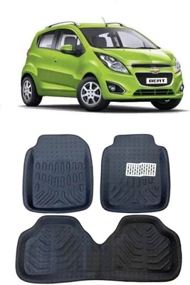 ARNEJA Polyutherine 3D Mat For  Chevrolet Beat(Black)