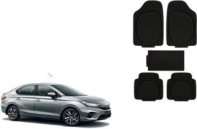 Autorepute Rubber Standard Mat For  Honda City(Black)