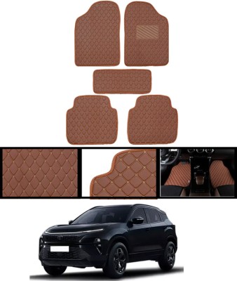 MSNP Leatherite Standard Mat For  Tata Harrier(Brown)