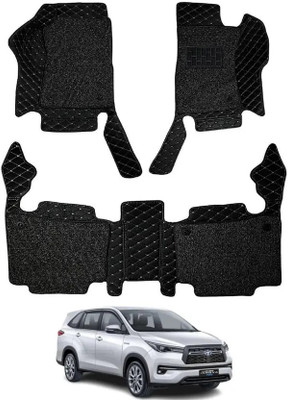 Welvis Leatherite 7D Mat For  Toyota Innova Hycross (7 Seater)(Black)