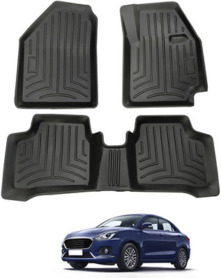 MATIES PVC Tray Mat For  Maruti Suzuki Swift Dzire(Black)