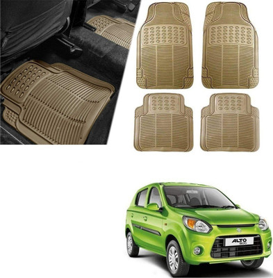 Znee Smart Rubber Standard Mat For  Universal For Car(Beige)