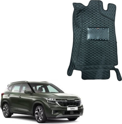 TOFIT ENTERPRISE EVA, Leatherite 7D Mat For  Kia Seltos(Black)