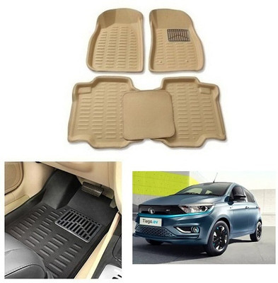 After cars Plastic 3D Mat For  Tata Tiago(Beige)