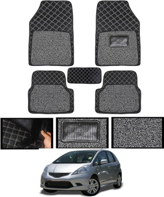 MATIES Leatherite 7D Mat For  Honda Jazz(Black)