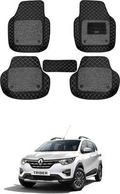 RKPSP Leatherite 7D Mat For  Renault Triber(Black)