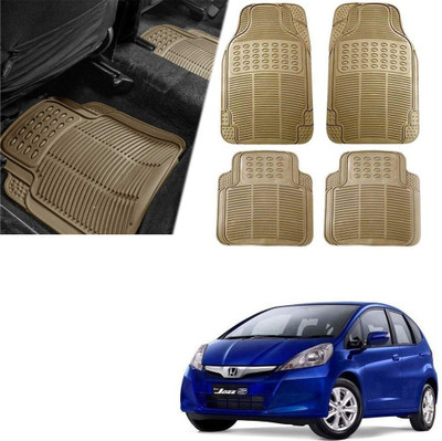 Znee Smart Rubber Standard Mat For  Universal For Car(Beige)