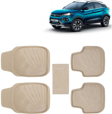 Kingsway PVC Tray Mat For  Tata Nexon EV(Beige)