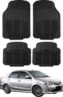 INSURE AUTOMOTIVE Vinyl Standard Mat For  Toyota Etios(Black)