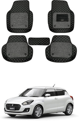 MATIES Leatherite 7D Mat For  Maruti Suzuki Swift(Black)