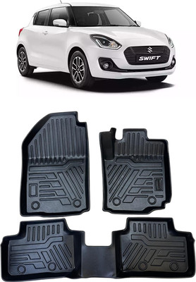 ARNEJA TPV 9D Mat For  Maruti Suzuki Swift(Black)