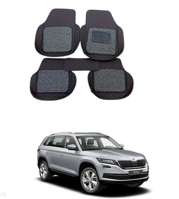 Autocom Leatherite 7D Mat For  Skoda Kodiaq(Black)