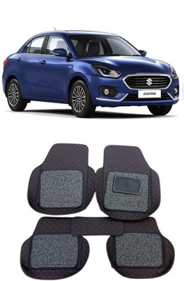 arneja trading company Leatherite 7D Mat For  Maruti Suzuki New Dzire(Red, Black)