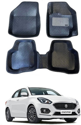 Arnejae Polyutherine 5D Mat For  Maruti New Dzire(Black)