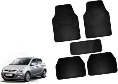 AUTO PEARL Polyester Standard Mat For  Hyundai i20(Black)