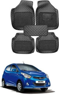 arneja trading company Leatherite 7D Mat For  Hyundai Eon(Black)