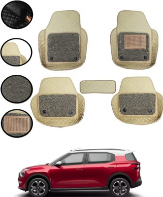 MATIES Leatherite 7D Mat For  Citroen Universal For Car(Beige)