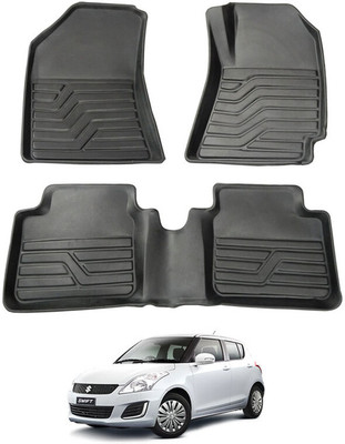 MATIES PVC Tray Mat For  Maruti Suzuki Swift(Black)