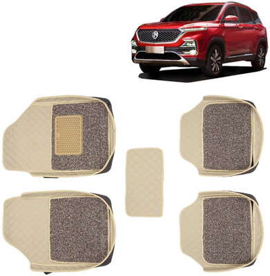 Kingsway Leatherite 7D Mat For  MG Hector(Beige)