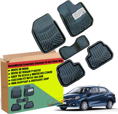 Autowhrib Plastic 3D Mat For  Honda Amaze(Black)