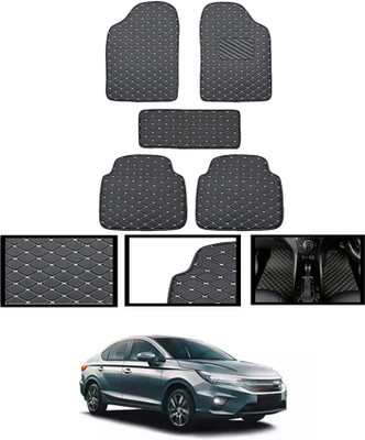 CCMM Leatherite Standard Mat For  Honda City(Black)