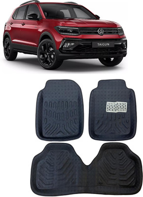 arneja trading company Polyutherine 3D Mat For  Volkswagen Taigun(Black)