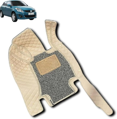 Caronix Leatherite 7D Mat For  Maruti Swift Dzire(Beige)