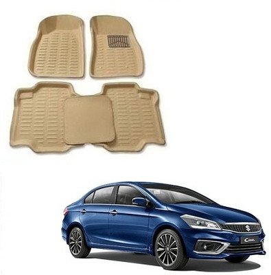 SLSHILPA Plastic 3D Mat For  Maruti Suzuki Ciaz(Beige)