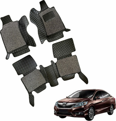 KUNTAIL Leatherite 7D Mat For  Honda City(Black)