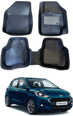 arneja trading company Plastic 5D Mat For  Hyundai Grand i10 Nios(Black)