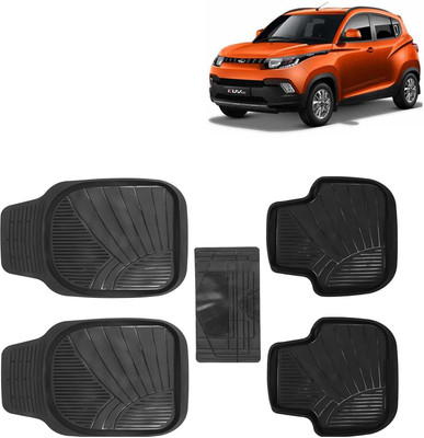Kingsway PVC Tray Mat For  Mahindra KUV 100(Black)