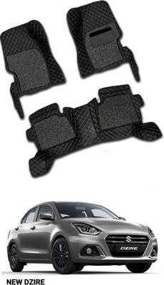 TOFIT ENTERPRISE Leatherite 7D Mat For  Maruti Suzuki New Dzire(Black)