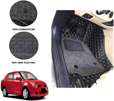 STYLE CHOICE Leather 7D Mat For  Maruti Swift(Black)