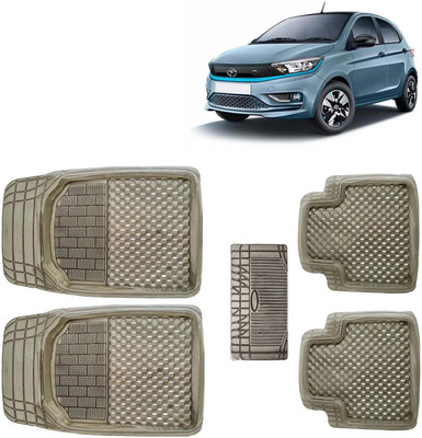 Kingsway PVC Tray Mat For  Tata Tiago(Brown)