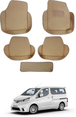 MATIES Leatherite 7D Mat For  Nissan Evalia(Beige)