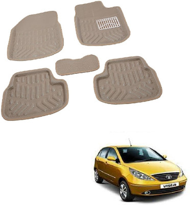 ROSHNEER ENTERPRISES PVC 3D Mat For  Tata Indica Vista(Beige)