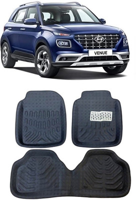 arneja trading company Polyutherine 3D Mat For  Hyundai Venue(Black)
