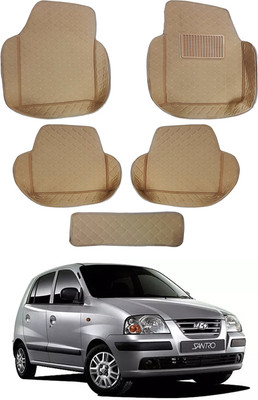 AYW Leatherite 7D Mat For  Hyundai Universal For Car(Beige)