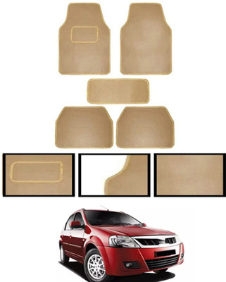 MATIES Fabric Standard Mat For  Mahindra Verito(Beige)