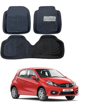 ROSHNEER ENTERPRISES PVC 3D Mat For  Honda Brio(Black)