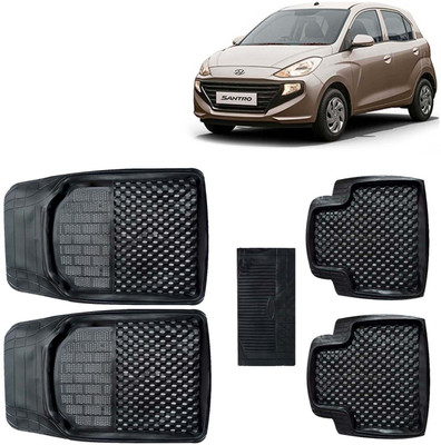 Kingsway PVC Tray Mat For  Hyundai Santro(Black)